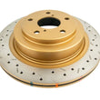 Load image into Gallery viewer, DBA 06-07 WRX / 05-08 LGT Rear Drilled &amp; Slotted 4000 Series Rotor - Main Product View