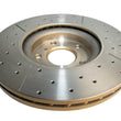 Load image into Gallery viewer, DBA 06-08 350Z / 05-08 G35 / 06-07 G35X Front Drilled &amp; Slotted Street - Back View