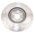Load image into Gallery viewer, DBA 06-08 350Z / 05-08 G35 / 06-07 G35X Front Slotted Street Series Rotor - Back View