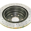 Load image into Gallery viewer, DBA 06-08 Chevrolet Silverado/GMC Sierra 4000 Series Drilled and Slotted Rear Rotor - Back View