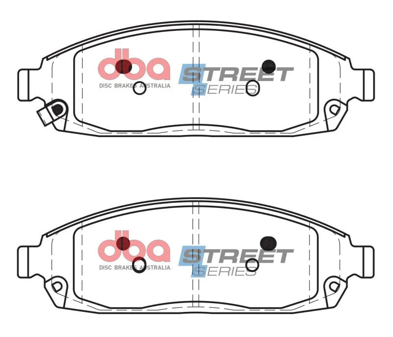 DBA 06-10 Jeep Commander Street Series Front Brake Pads - Additional View 5