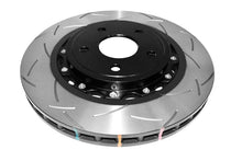 Load image into Gallery viewer, DBA 06-10 Jeep Grand Cherokee SRT8 5000 Series Uni-Directional Slotted Front Rotor w/Black Hat - Side View