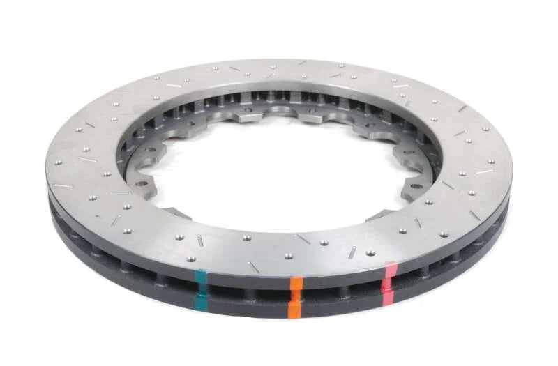DBA 06-12 Chevrolet Corvette Z06 5000 Series Drilled and Slotted Front Replacement Rotor - Main Product View