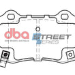 Load image into Gallery viewer, DBA 06-13 Dodge Charger SRT8 Rear Street Series Brake Pads - Installation View