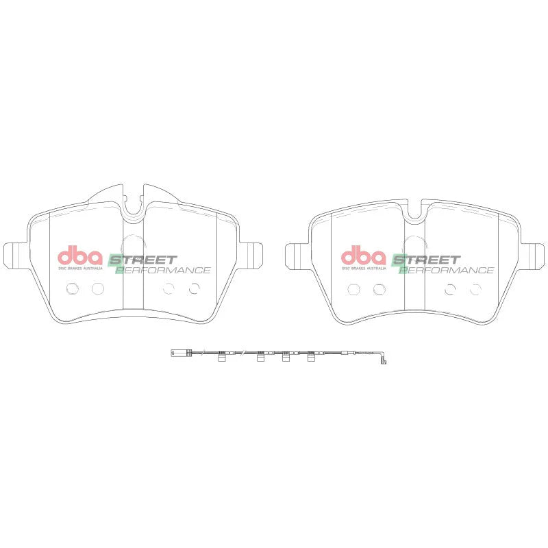DBA 06-16 Mini Cooper (w/JCW Brakes/12mm Lugs/294mm Rotor) Front SP Performance Brake Pads - Additional View 7