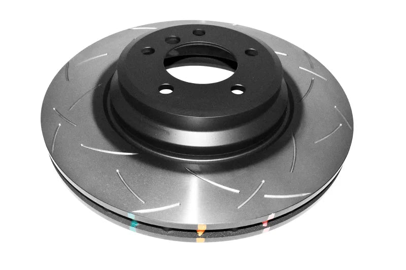 DBA 06+ BMW 335d/335i E90/91/92 Front Slotted 4000 Series Rotor - Side View