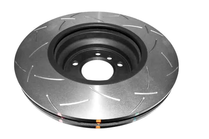 DBA 06+ BMW 335d/335i E90/91/92 Front Slotted 4000 Series Rotor - Back View