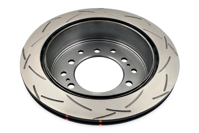 DBA 06+ Lexus GX470 / 06+ Toyota FJ Cruiser Rear Slotted 4000 Series Rotor - Side View