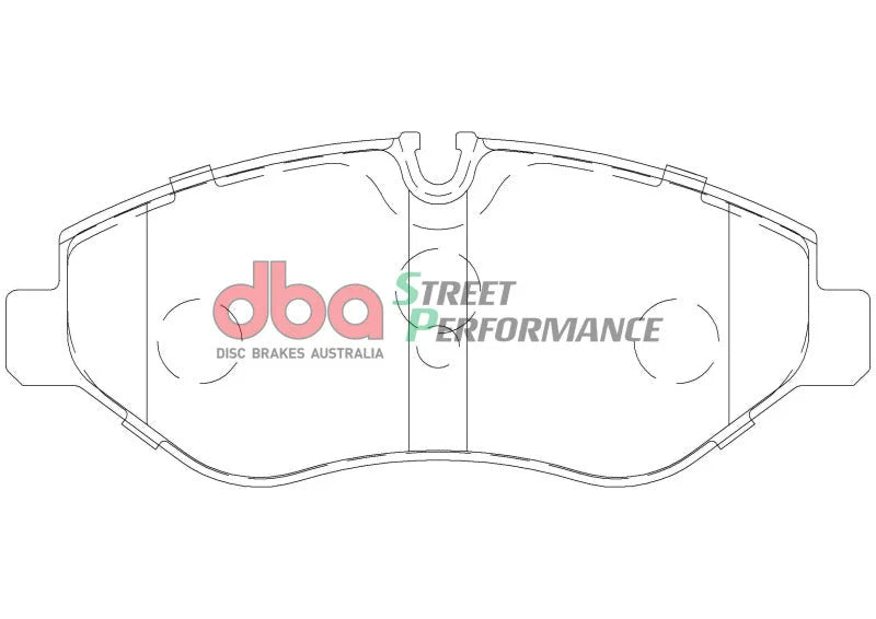 DBA 07-09 Dodge Sprinter 2500 (w/285mm Frt Rotor/Bosch Pin Type) Front SP Performance Brake Pads - Additional View 7