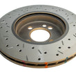 Load image into Gallery viewer, DBA 07-09 Mini Cooper (exc. John Cooper works Brake kit) Front Drilled &amp; Slotted 4000 Series Rotor - Back View