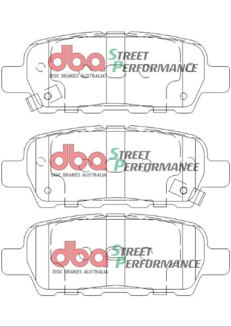 DBA 07-13 Nissan Sentra SP500 Rear Brake Pads - Additional View 11