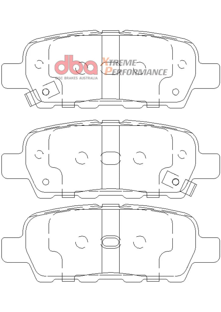 DBA 07-13 Nissan Sentra XP650 Rear Brake Pads - Additional View 7