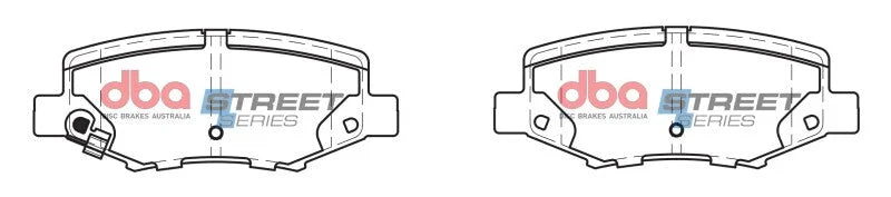 DBA 07-17 Jeep Wrangler Street Series Rear Brake Pads - Additional View 5
