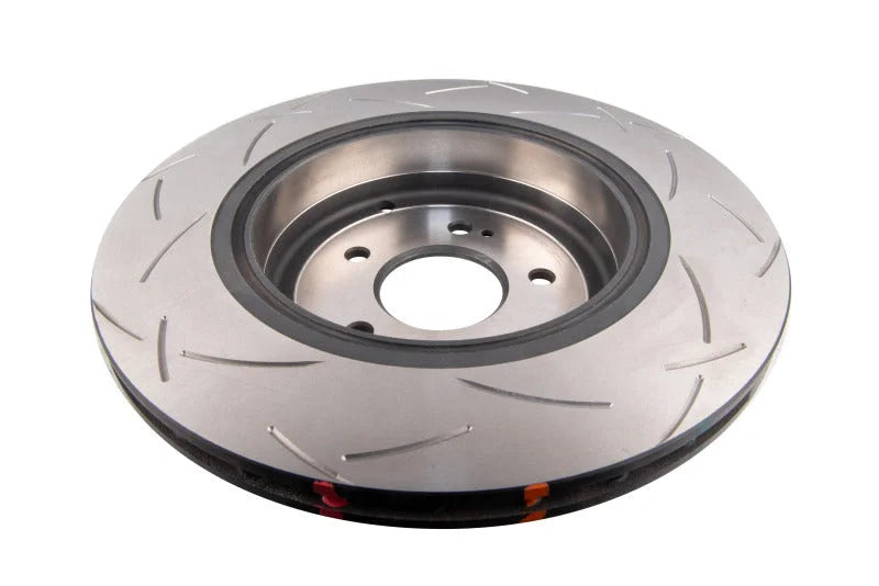 DBA 07-17 Kia Stinger Series CK GT 330S/330Si 3.3L V6 Rear Slotted 4000 T3 Series Rotor - Back View