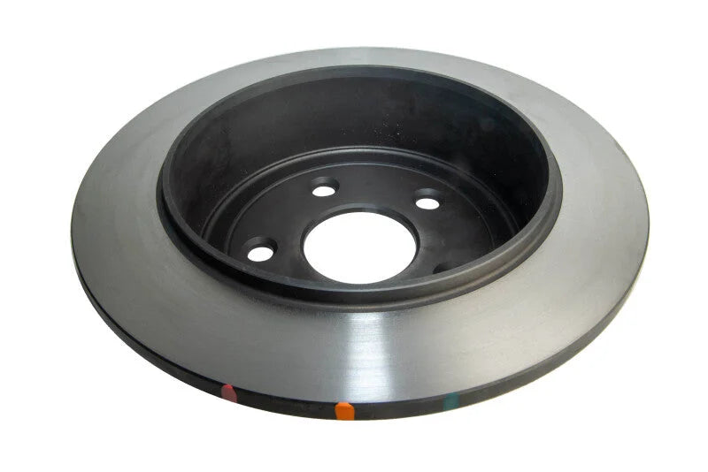 DBA 07-18 Jeep Wrangler (w/Standard Brakes) Rear 4000 Series Plain Rotor - Side View