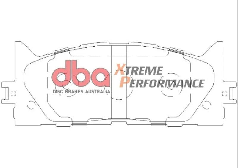 DBA 07-18 Lexus ES350 XP Performance Front Brake Pads - Additional View 5