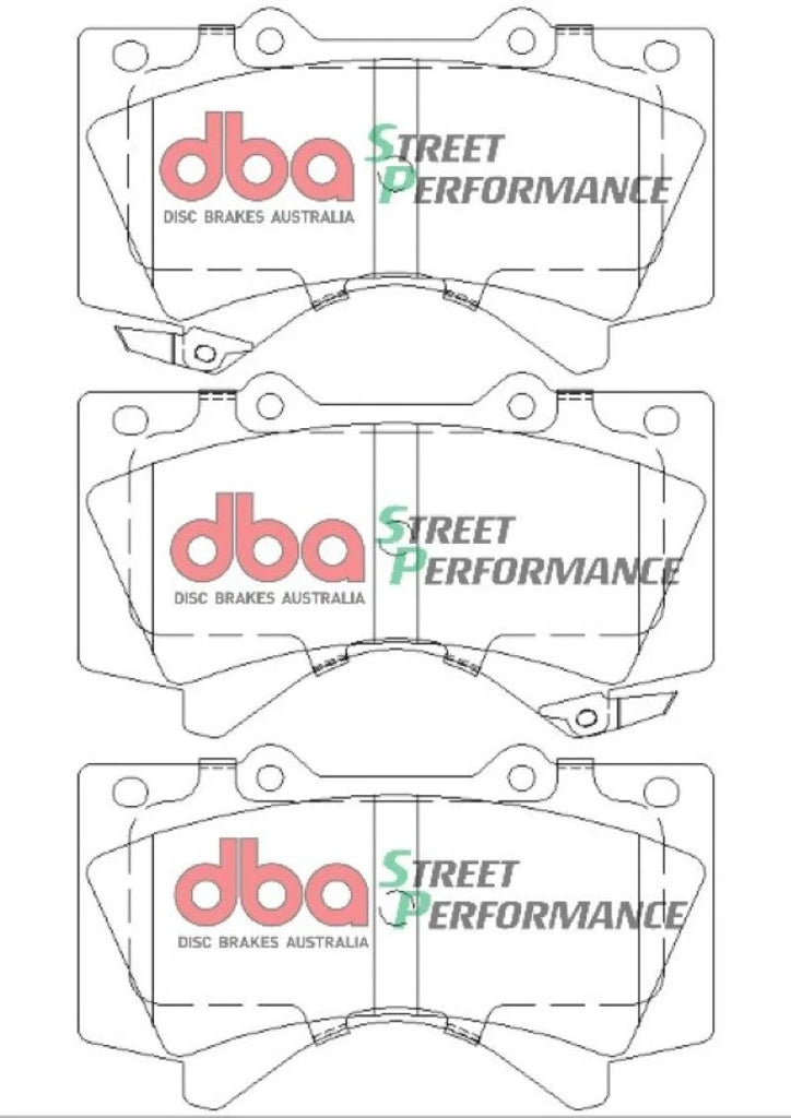 DBA 07-18 Toyota Tundra SP Performance Front Brake Pads - Additional View 5