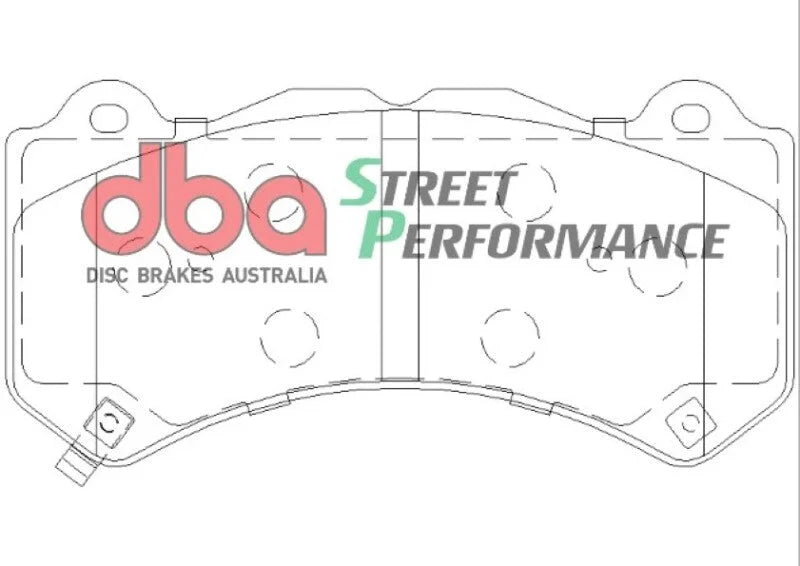 DBA 07-22 Nissan GT-R R35 Front Street Performance Brake Pad Kit - Additional View 7