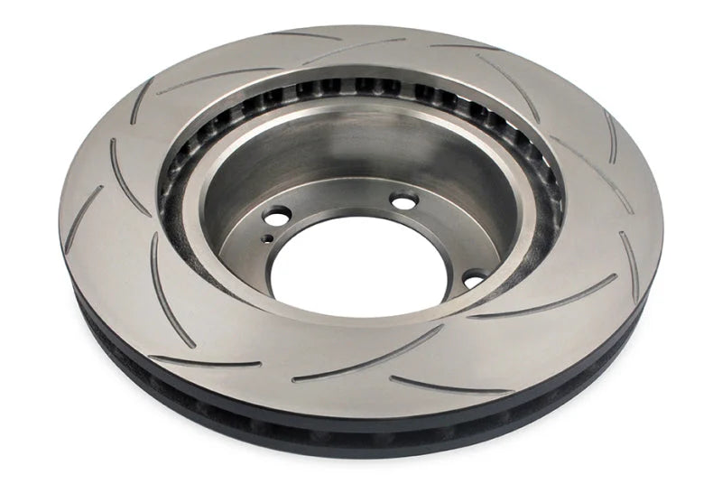 DBA 07+ Toyota Landcruiser 200 Series Front Slotted Street Series Rotor - Back View