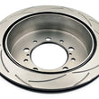 Load image into Gallery viewer, DBA 07+ Toyota Landcruiser 200 Series Rear Slotted Street Series Rotor - Back View