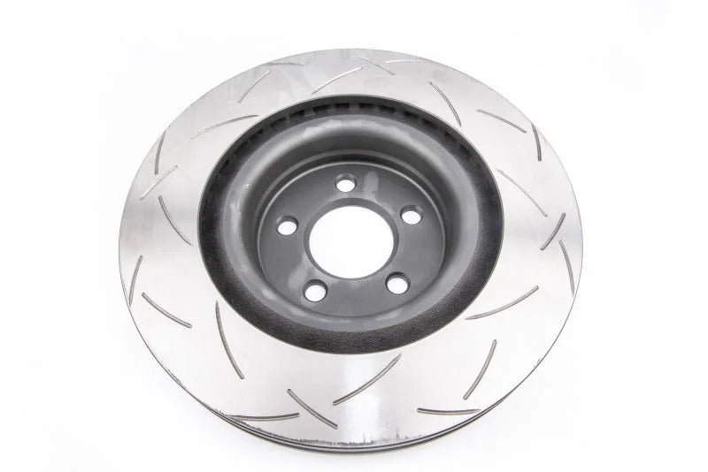 DBA 08-09 Charger / Magnum / Challenger SRT8 w/ Brembo Front Slotted 4000 Series Rotor - Side View