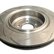 Load image into Gallery viewer, DBA 08-09 Charger / Magnum / Challenger SRT8 w/ Brembo Rear Slotted Street Series Rotor - Side View