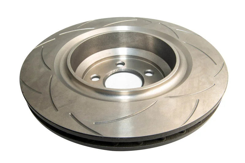DBA 08-09 Charger / Magnum / Challenger SRT8 w/ Brembo Rear Slotted Street Series Rotor - Side View