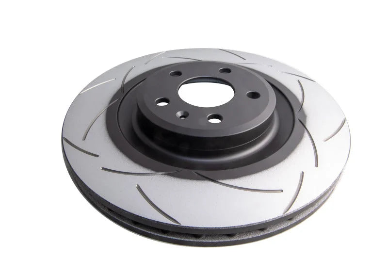DBA 08-12 Audi A4 Quatro 3.2 / 07-11 Audi A5 Quatro 3.2 Front T2 Slotted Street Series Rotor - Side View