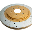 Load image into Gallery viewer, DBA 08-12 Nissan Pathfinder 5.6L Front Drilled &amp; Slotted Street Series Rotor - Main Product View