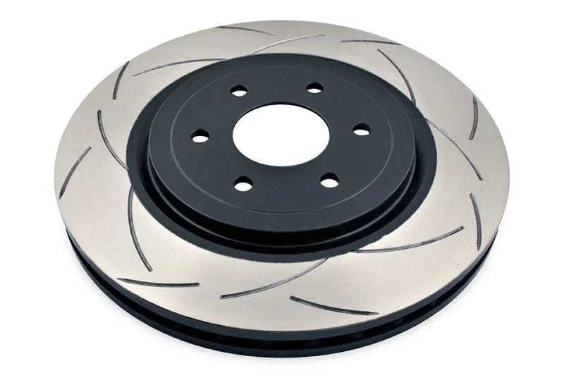 DBA 08-12 Nissan Pathfinder 5.6L Front Slotted Street Series Rotor - Main Product View