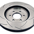 Load image into Gallery viewer, DBA 08-12 Nissan Pathfinder 5.6L Front Slotted Street Series Rotor - Back View