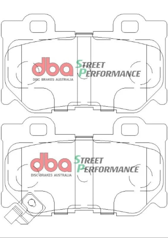 DBA 08-13 Infiniti G37 Rear SP Performance Brake Pads - Additional View 5
