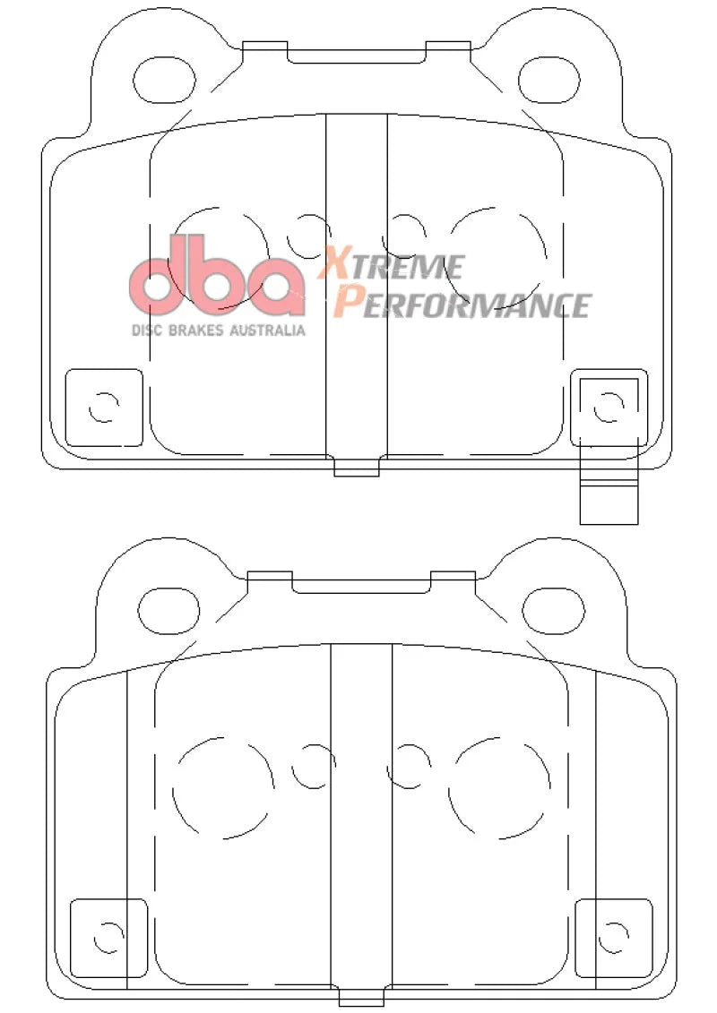 DBA 08-14 Mitsubishi EVO XP650 Rear Brake Pads - Additional View 7