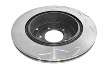 Load image into Gallery viewer, DBA 08-15 Mitsubishi Evolution X Rear Slotted 4000 Series Rotor - Side View