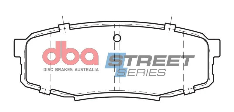 DBA 08-19 Lexus LX570 Street Series Rear Brake Pads - Additional View 5