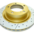 Load image into Gallery viewer, DBA 08-21 Lexus LX570 Front Drilled &amp; Slotted Street Series Rotor - Main Product View