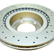 Load image into Gallery viewer, DBA 08-21 Lexus LX570 Front Drilled &amp; Slotted Street Series Rotor - Side View