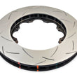 Load image into Gallery viewer, DBA 08+ EVO X Front T3 5000 Series Replacement Slotted Rotor w/ Hat - Side View