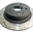 Load image into Gallery viewer, DBA 08 Honda Accord Coupe LX-S / 08+ Accord Coupe EX/EX-L Rear T-Slot T3 4000 Series Rotor - Side View