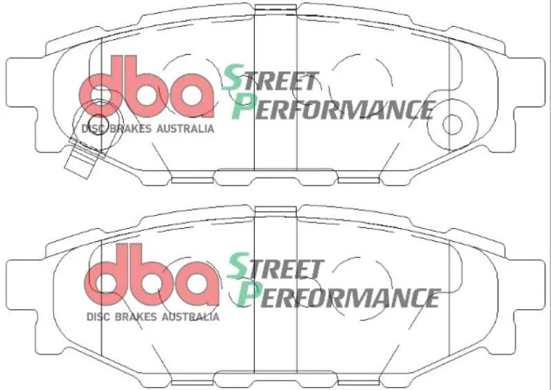 DBA 08 Subaru WRX SP500 Rear Brake Pads - Additional View 9