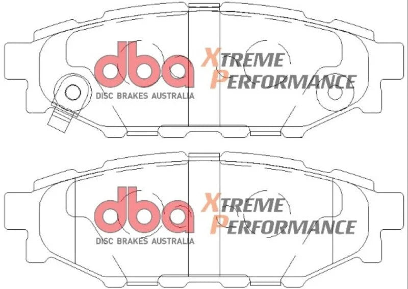 DBA 08 Subaru WRX XP650 Rear Brake Pads - Additional View 7