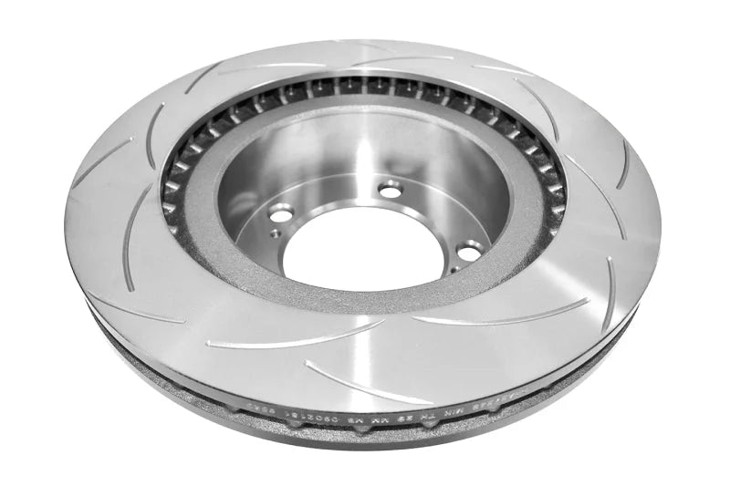 DBA 08+ Toyota Sienna 200 Series Front Slotted Street Series Rotor - Back View