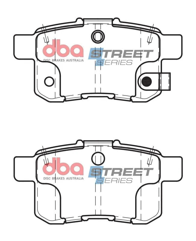 DBA 09-14 Acura TSX Street Series Rear Brake Pads - Additional View 5