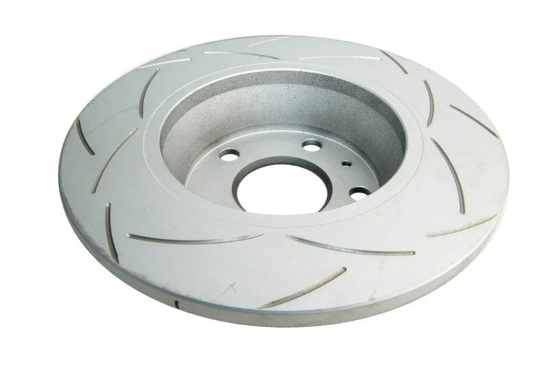 DBA 09-15 Audi TT Quattro Rear Slotted Street Series Rotor - Installation View