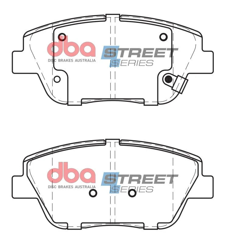 DBA 09-19 Hyundai Sonata Hybrid (300mm Front Rotor) Street Series Front Brake Pads - Additional View 5