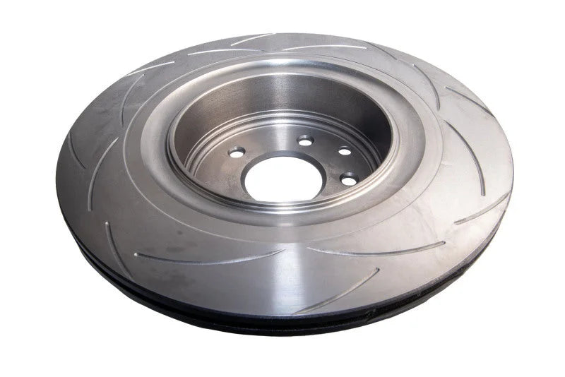 DBA 09-20 Nissan 370Z (w/Sport Perf Brakes) Rear Slotted Street Series Rotor - Installation View