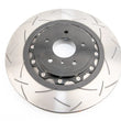Load image into Gallery viewer, DBA 09-21 Nissan 370Z Sport Front Slotted 5000 Series 2 Piece Rotor Assembled w/ - Side View