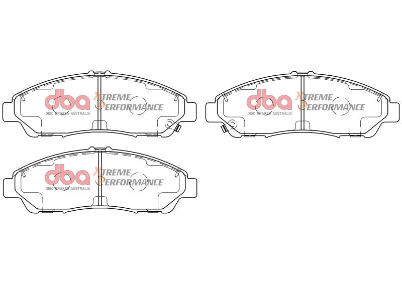 DBA 09-22 Honda Pilot XP Front Brake Pads - Installation View