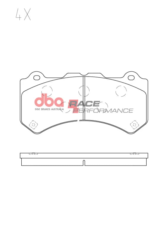 DBA 09-24 Nissan GT-R (R35 w/Brembo Brakes) Front RP Performance Brake Pads - Additional View 5
