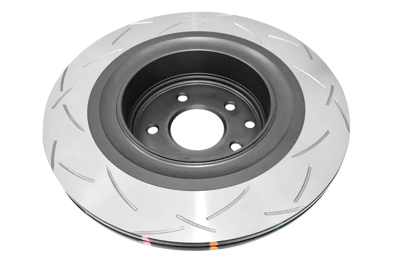 DBA 09+ Nissan 370Z Sport / Infiniti G37 Sport Rear Slotted 4000 Series Rotor - Side View